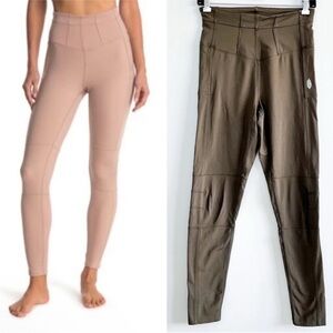 Free People Movement Olive Green High-Waisted Leggings